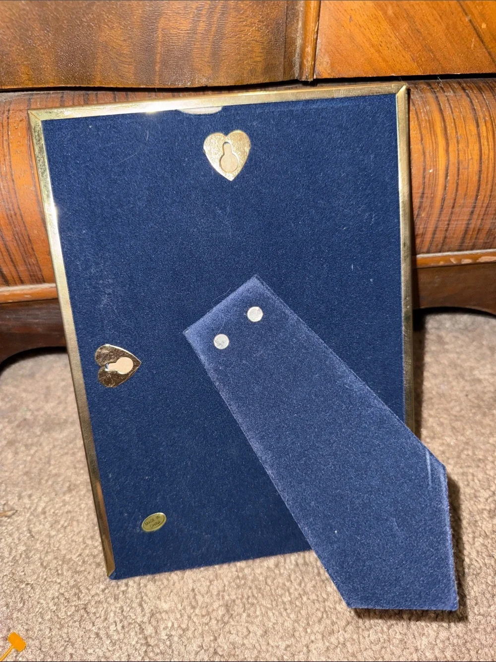 Vintage Brass Photo Frame - Gold Finish